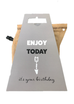 Koffie, enjoy today, it's your birthday