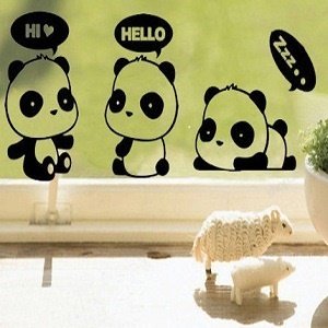 Panda sticker