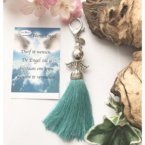 Wens engel turquoise