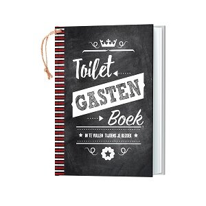 Toilet gasten boek