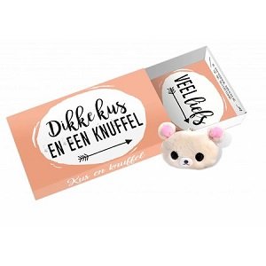 Dikke kus en een knuffel, greetingbox