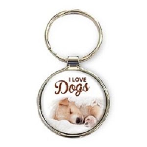 Sleutelhanger, i love dogs