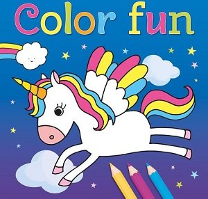 Color fun, kleurboek unicorns