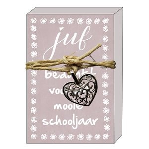 Zeep, juf bedankt voor dit mooie schooljaar