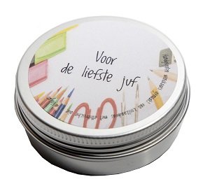 Voor de liefste juf, kaars