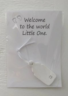 Welcome to the world little one, kaartje