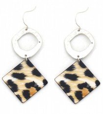 Oorbellen met animal print