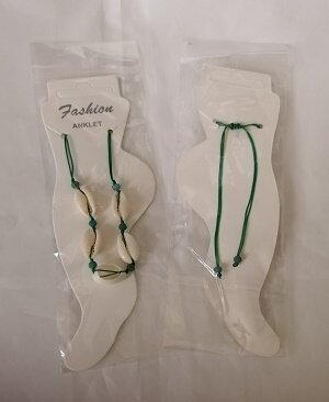 Enkelbandje schelp, groen