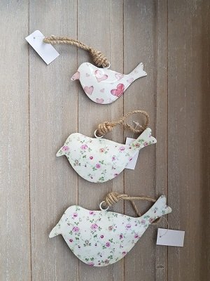 De formaten vogels van klein, middel & groot