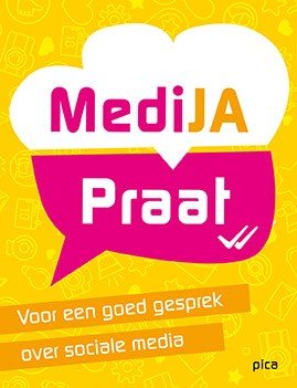Media praat social media doosje met vragenkaarten over online gedrag