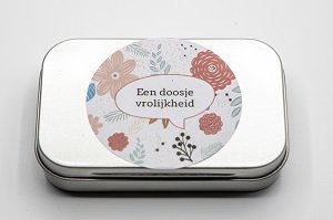 Zadendoosje, een doosje vrolijkheid