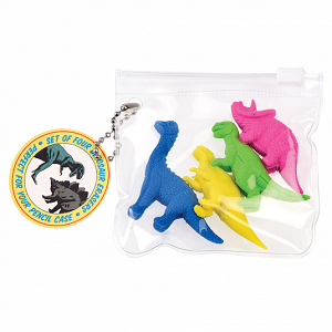 Set van 4 dinosaurus gummen