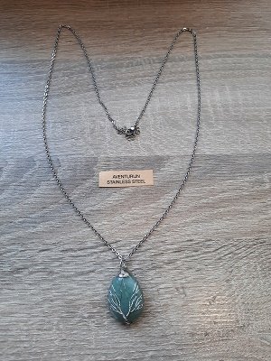 Ketting met natuursteen Aventurijn