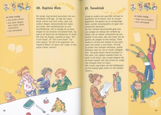 Kinderboek: 101 spelletjes voor kinderfeestjes