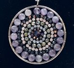 Mandala ketting met natuursteen Amethist