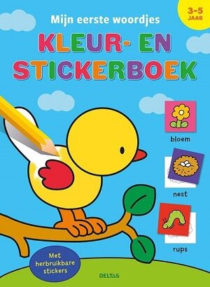 Mijn eerste woordjes kleur en stickerboek