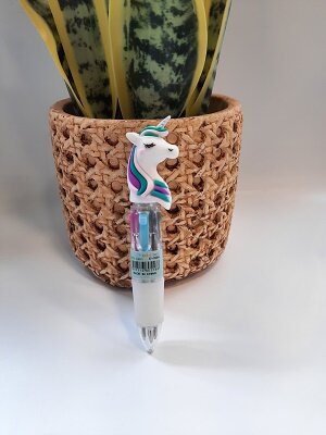 Unicorn 4 kleuren pen