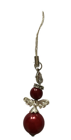 Beschermengel-rood-zilver