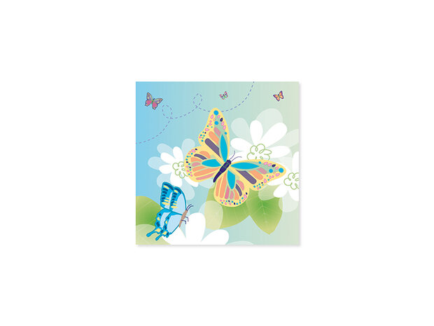Mini pop-up card vlinders