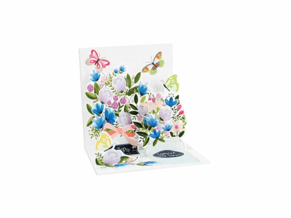 Mini pop card happy day open kaart