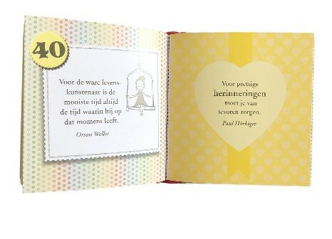 40 worden is vreselijk spannend