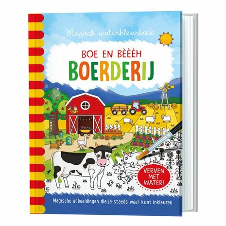 Magische waterkleurboek Boerderij