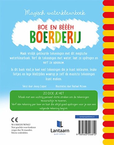 Magische waterkleurboek Boerderij