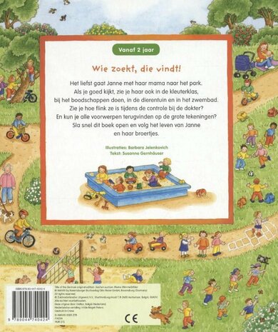 Achterkant van het mijn allereerste zoekboek