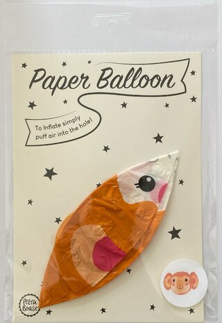 Ballon van papier Aap