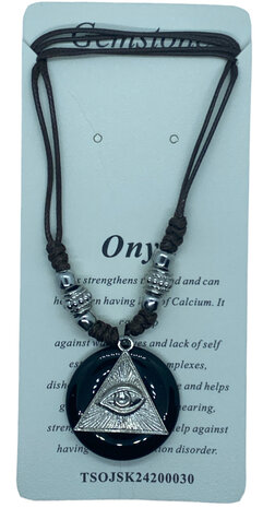 Ketting met natuursteen Onyx