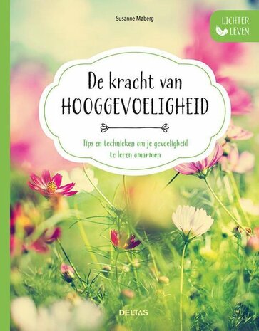 Softcover boek De kracht van hooggevoeligheid op een witte achtergrond