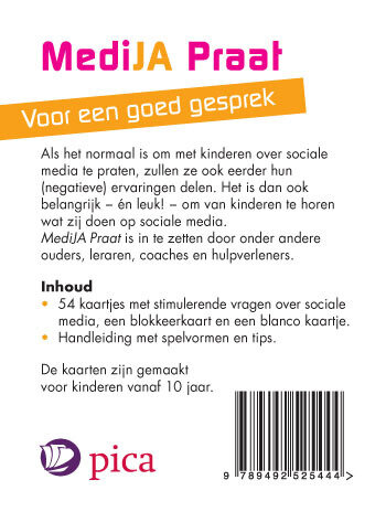 Media praat vragenspel verpakt als educatief brievenbuscadeautje
