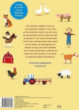 stickerpret op de boerderij stickerboek met 500+ stickers