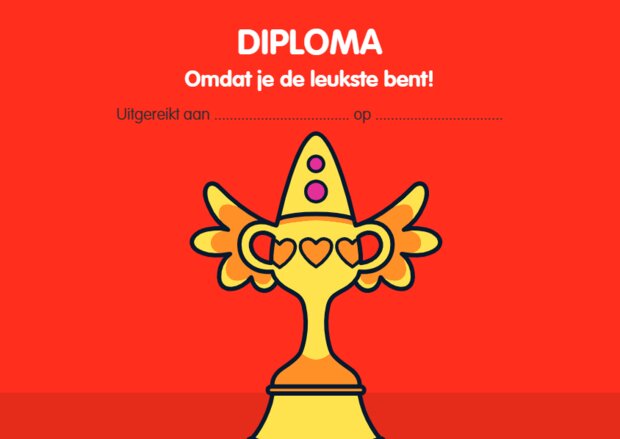 Softcover Bumba boek met 24 uitscheurbare diploma's