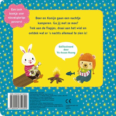 Achterkant van het interactieve peuterboek