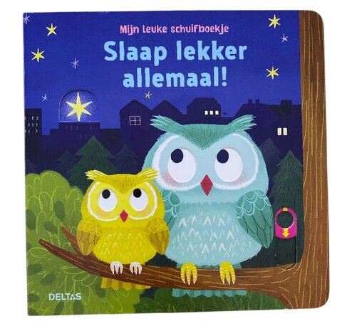 Voorzijde van het slaap lekker allemaal boek &ndash; Schuifboekje