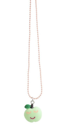 Meisjes ketting met appelvormige hanger – duurzaam cadeau