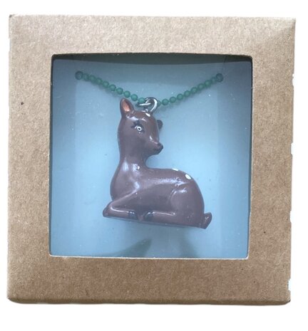 Lief cadeau meisje – hert ketting vanaf 3 jaar