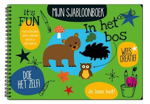 Sjabloonboek In het Bos – creatieve inhoud met bosdieren