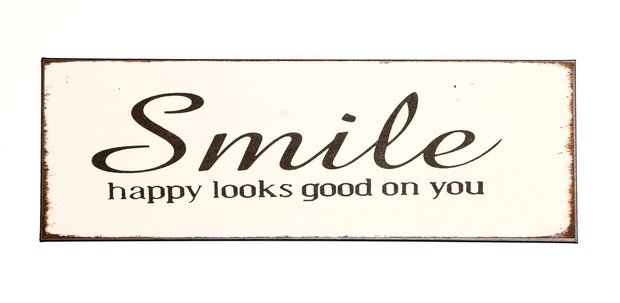 Smile happy looks good on you