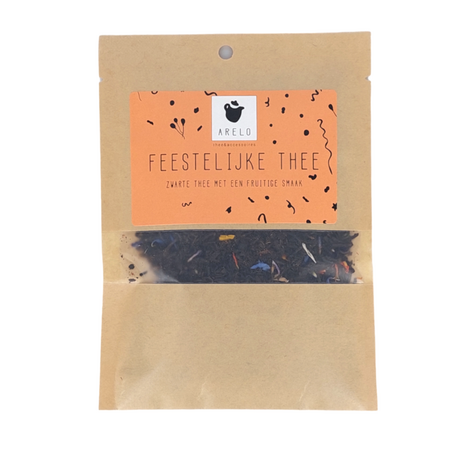 Thee cadeau brievenbus – losse thee met accessoire in geschenkverpakking
