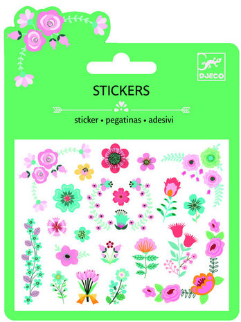 Djeco mini stickers bloem