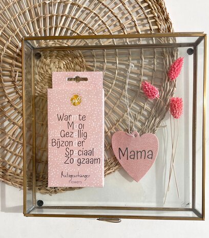Geurhanger mama cadeau klaar om te versturen als brievenbuscadeau