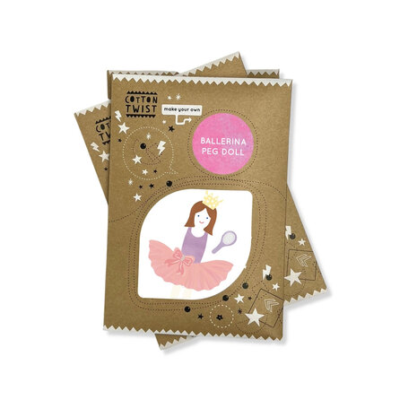 DOE-HET-ZELF ballerina pop set – creatief knutselpakket voor kinderen