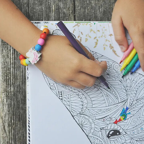 DIY eenhoorn armband knutselpakket – compleet knutselset voor meisjes