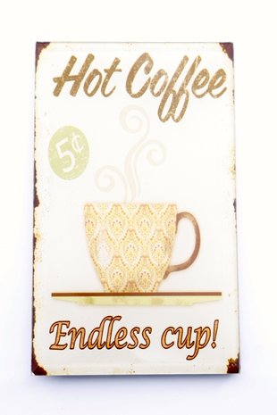 Hot Coffee bordje