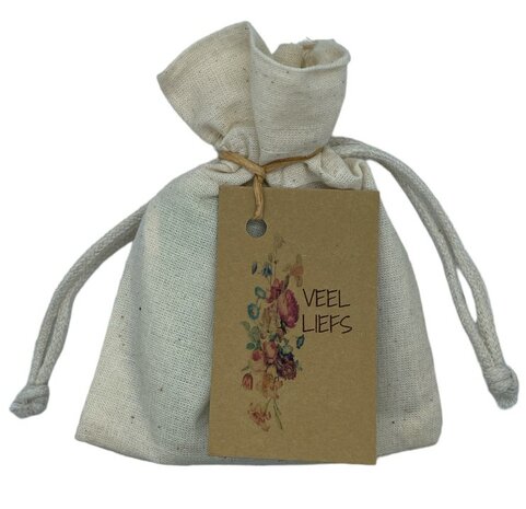 vlinderbloem zaadjes en aarde tabletten in cadeauverpakking