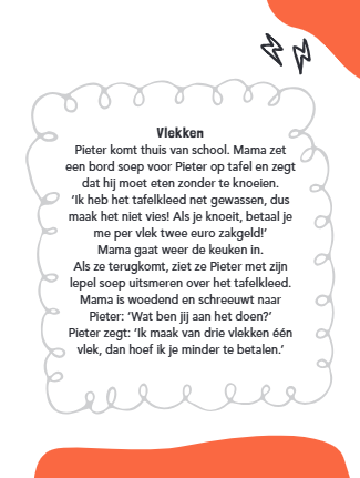 Boek vol grappige moppen en raadsels voor kinderen