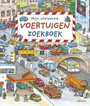Mijn allereerste voertuigen zoekboek met stevige kartonnen bladzijden
