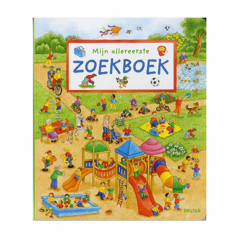 Voorkant van Mijn allereerste zoekboek met kleurrijke illustraties